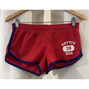 Vintage Y2K 00s‎ Big Flirt Shorts BRATTY Red